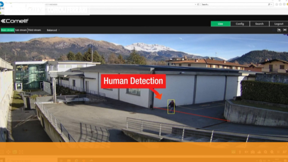 CCTV Advance - Rilevamento di Attraversamento Linea