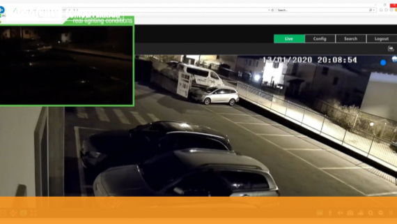 CCTV Advance - Dimostrazione Visione Notturna Starlight