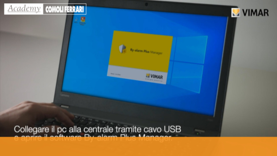 ByAlarm Plus - Accesso alla centrale via USB