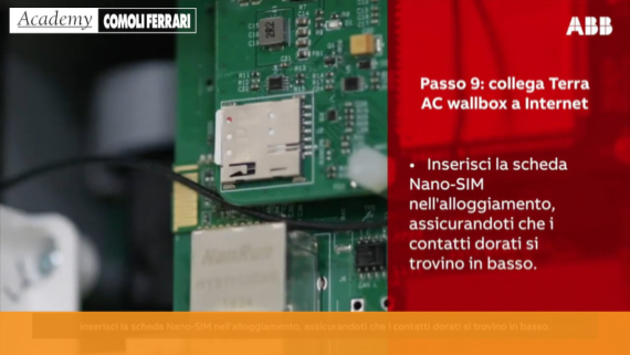 Installazione dei wallbox serie Terra