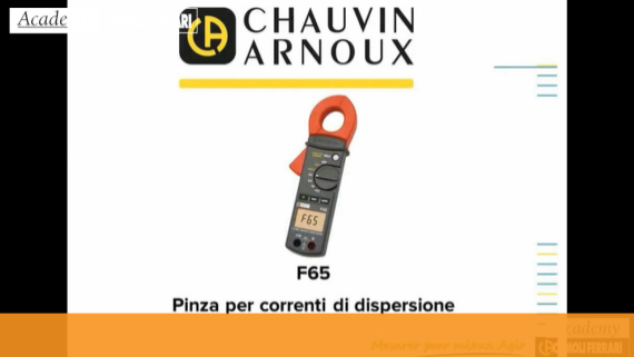 F65 - Pinza per misura correnti di dispersione