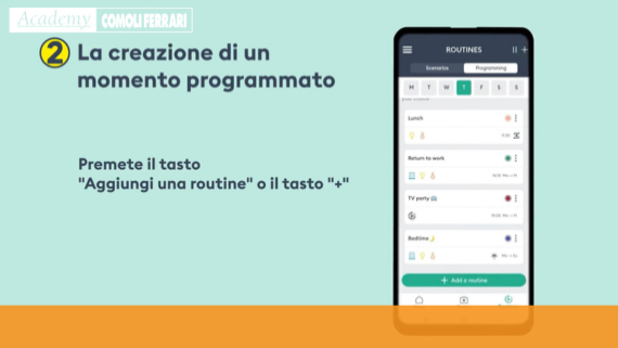 Creazione di routine su Tydom App