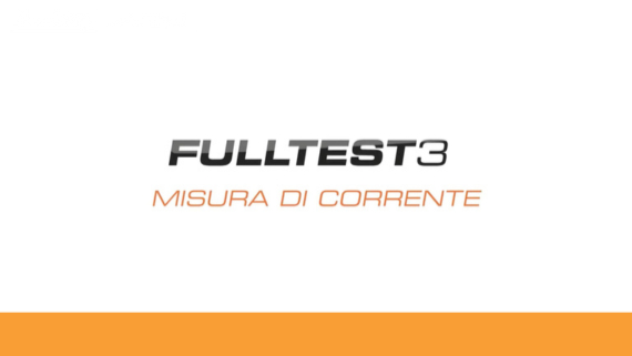 FULLTEST3 - Misura di corrente con un trasduttore a pinza esterno