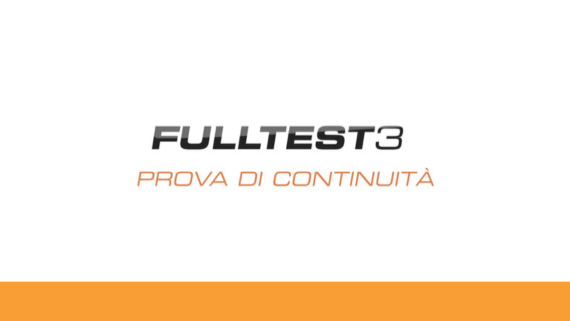 FULLTEST3 - Prova di continuità dei conduttori di protezione