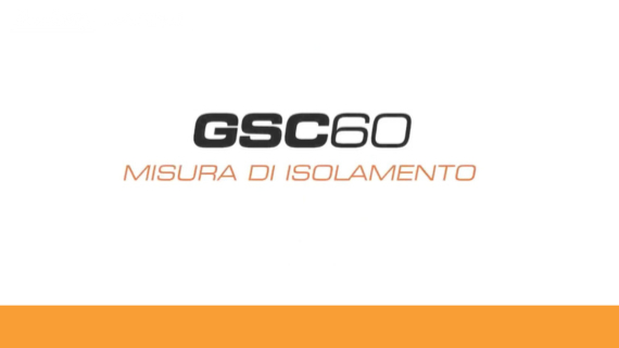 GSC60 - Misura di isolamento