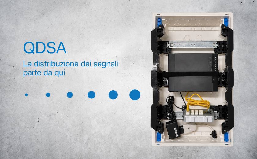 KIT QDSA per Centralino Pablo Style  Hager Bocchiotti